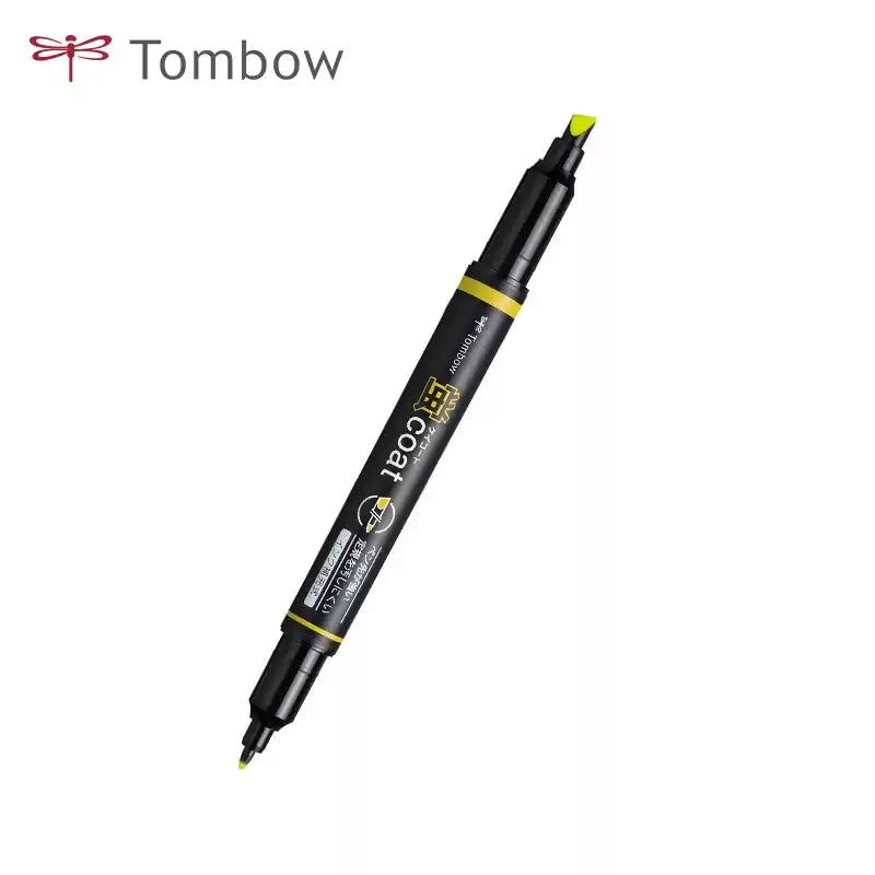 Tombow COAT Dual-Tip Highlighter Set – WA-TC Quick-Dry Marker Pens for Students