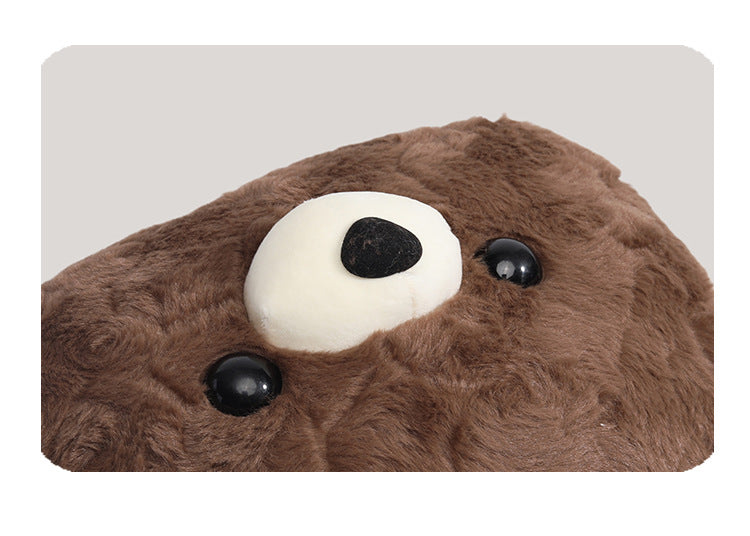 Brown Bear Face Backpack Giant Head Plush Doll Bag for Girls LOLITA Fashion
