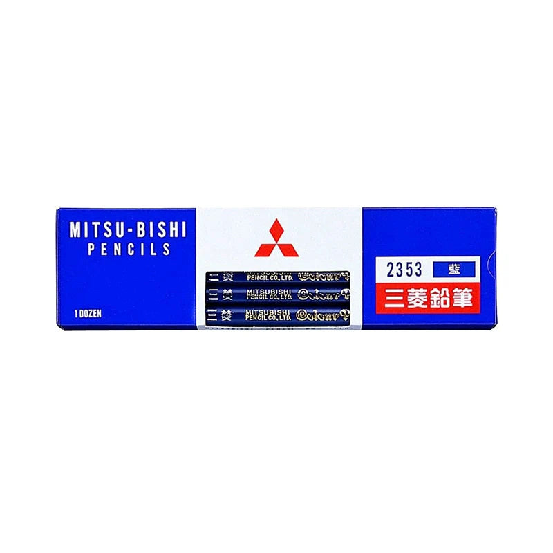 Mitsubishi 2353 Indigo Blue Colored Wooden Pencils