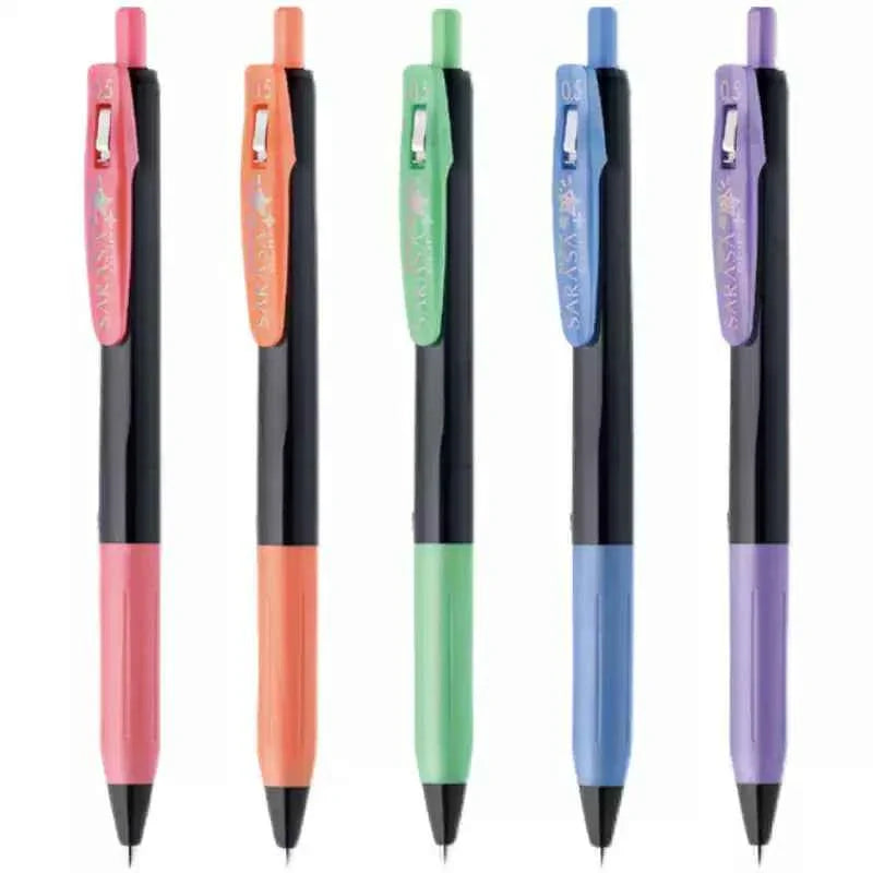 Zebra Sarasa Clip Decoshine Metallic Gel Pen 0.5mm 10 Colors Set