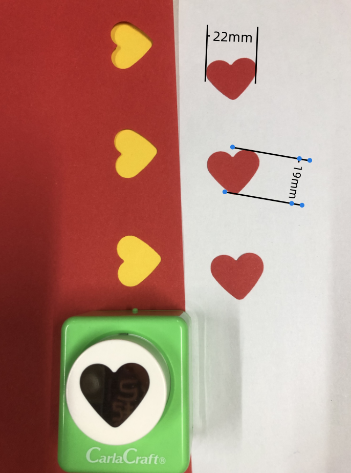 CARL Craft Mini Punch Japan Selection Heart B