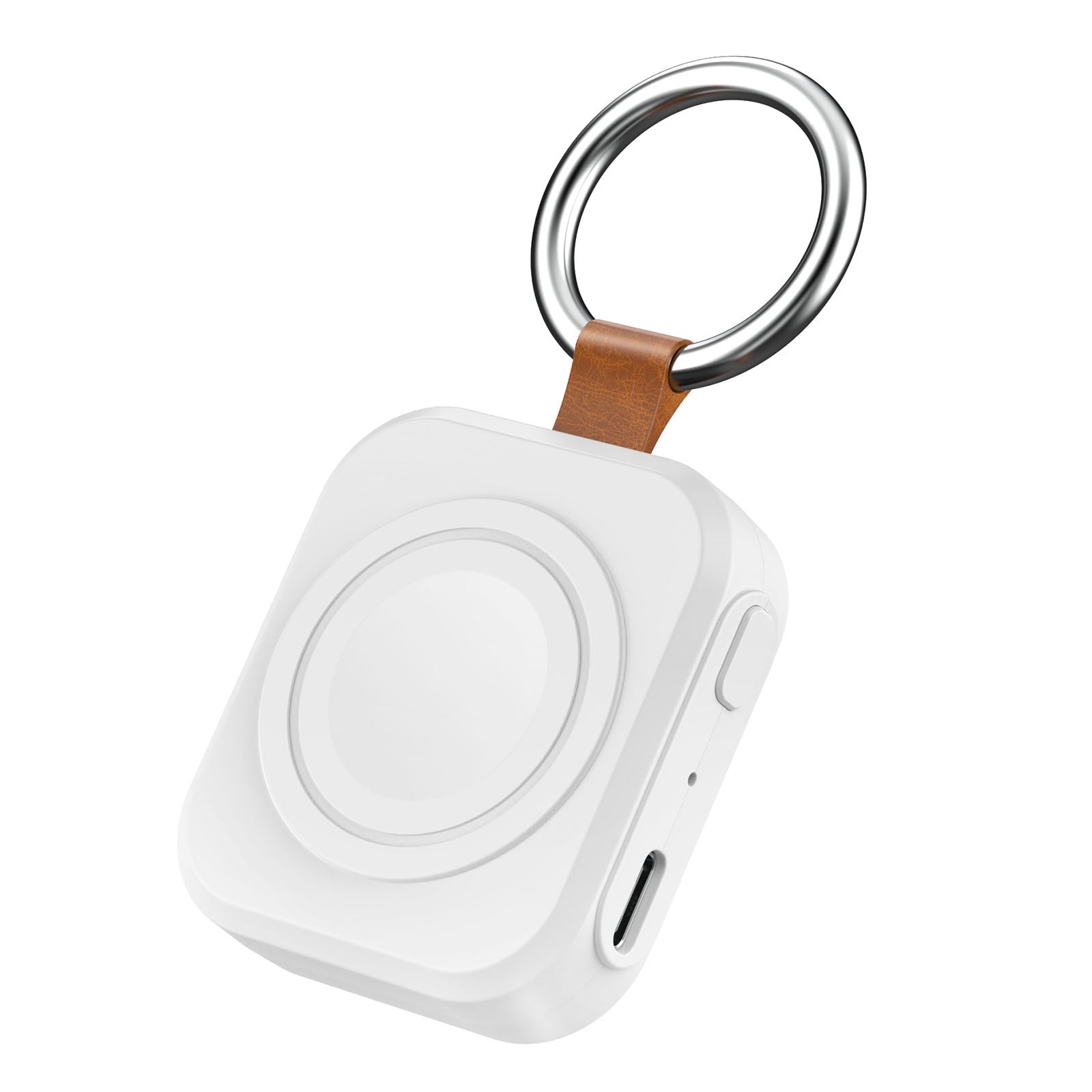 Portable Apple Watch Magnetic Wireless Charger with Keyring