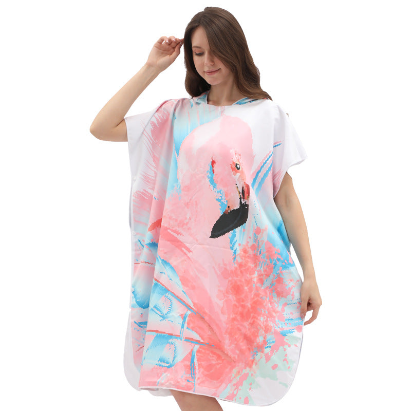 Women's Quick-Dry Wearable Beach Towel Poncho – 80 x 135cm