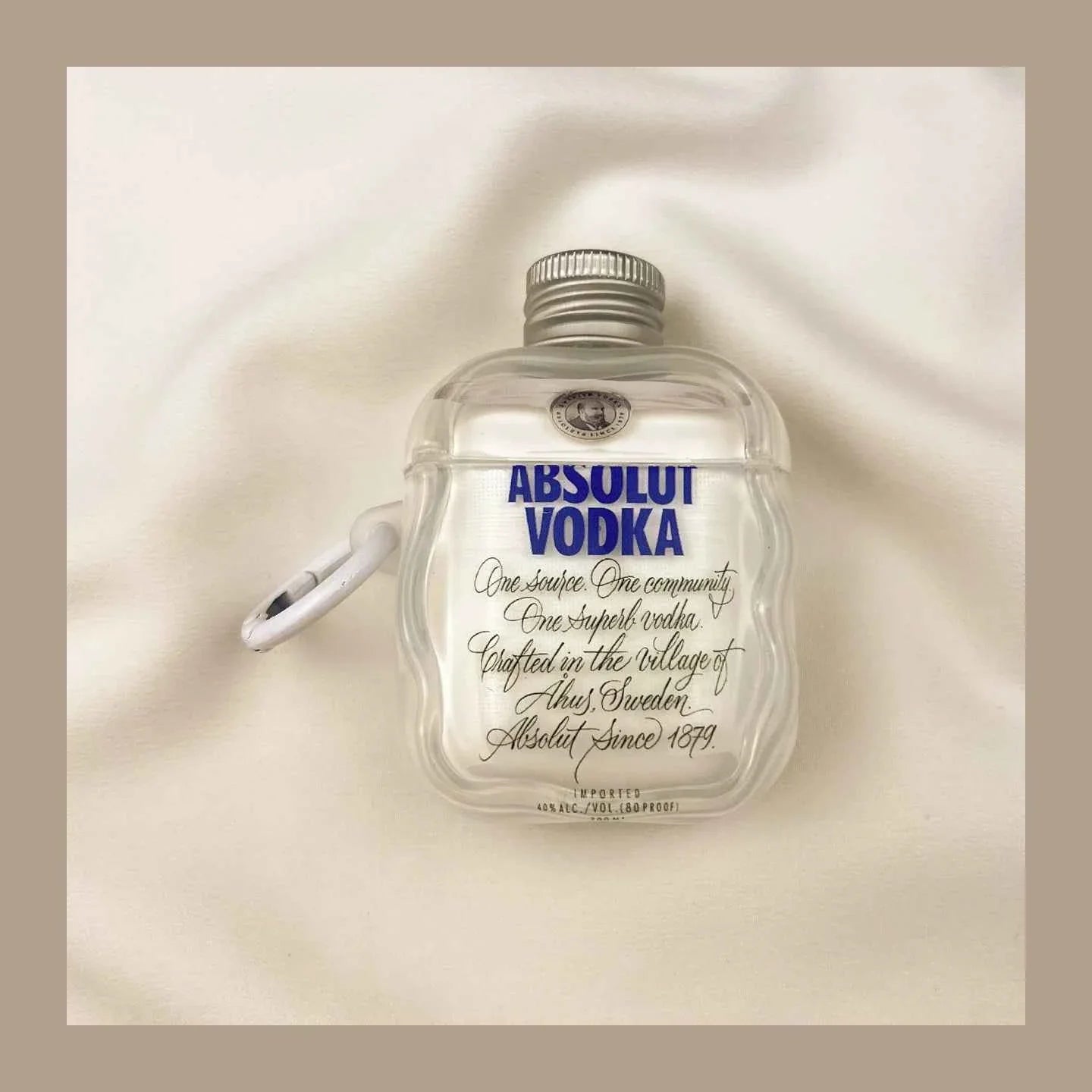 3D Vodka Bottle AirPods Case A