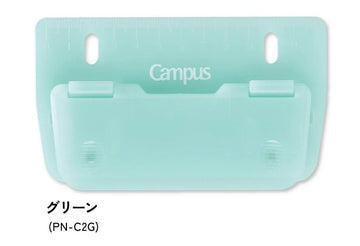 KOKUYO Campus Portable Two-Hole Paper Punch, 130 x 67 mm Green