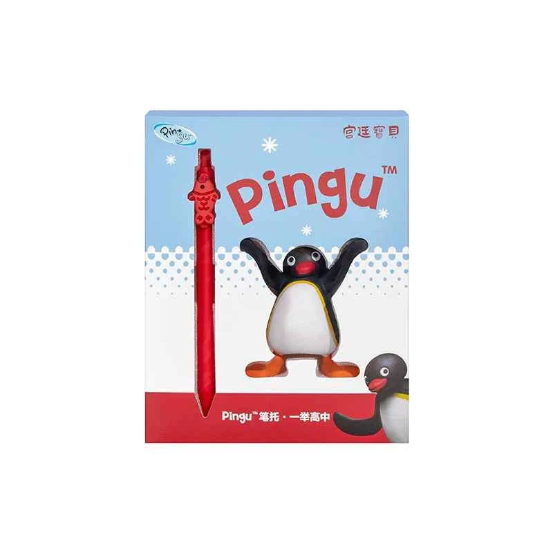 Pingu Penguin Pen Holder with 1 Gel Pen