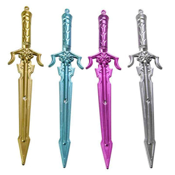 12 Pack Ancient Sword Plastic Gel Ink Pens Set