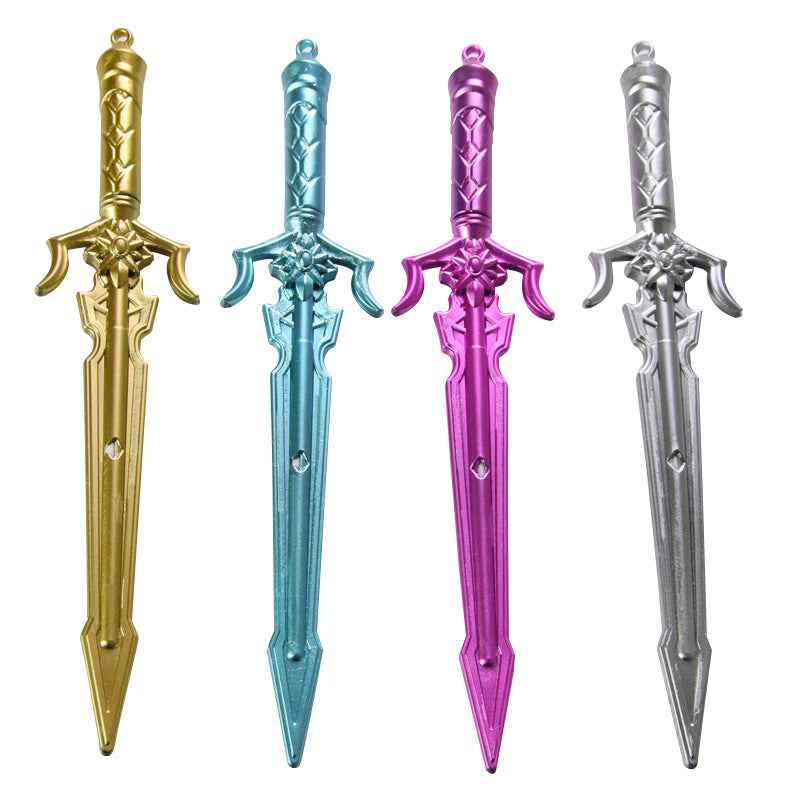 12 Pack Ancient Sword Plastic Gel Ink Pens Set