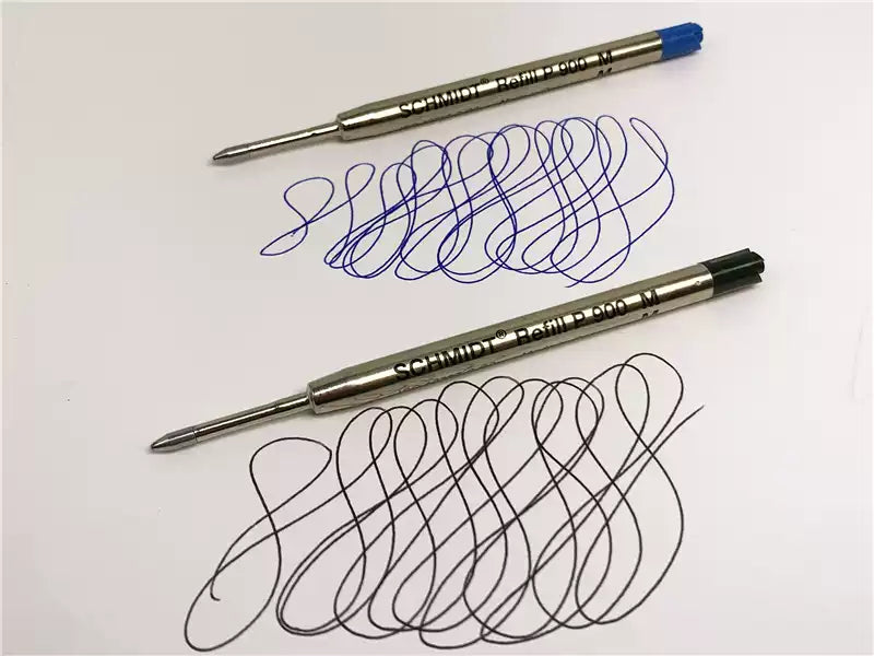 Schmidt Standard P900 M Ballpoint Pen Refill Black/Blue 2 Pack
