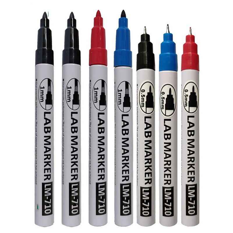 Asia-Tone Industrial LAB MARKER LM-710 Fine Point 3 Pack