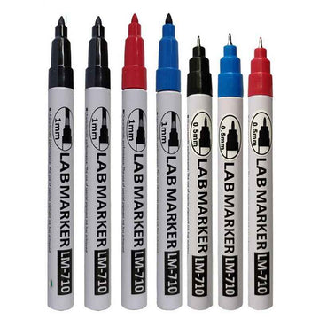 Asia-Tone Industrial LAB MARKER LM-710 Fine Point 3 Pack
