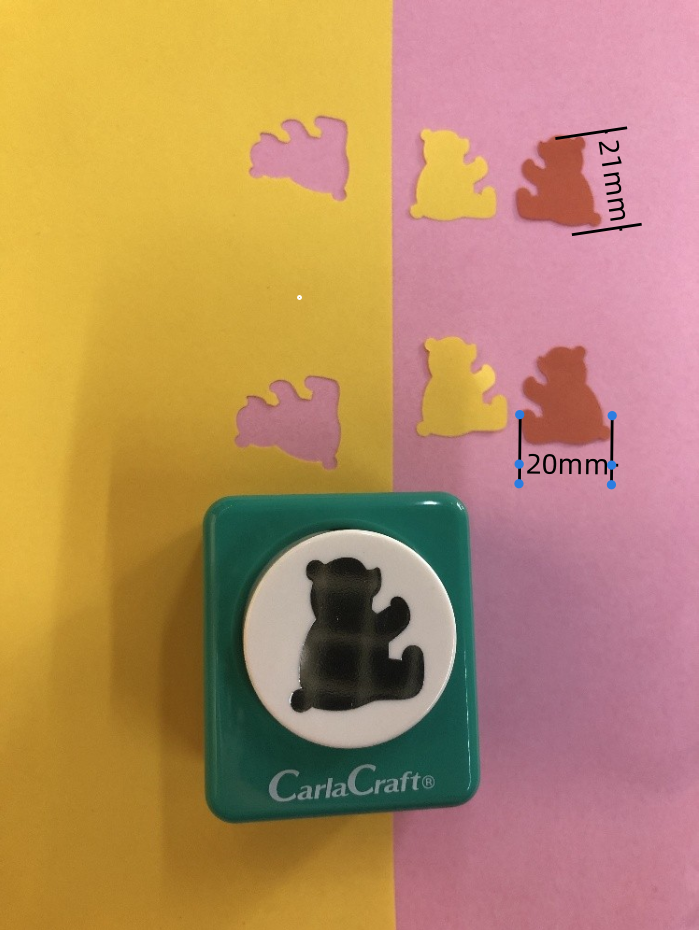 CARL Craft Mini Punch Japan Selection Bear 21mm