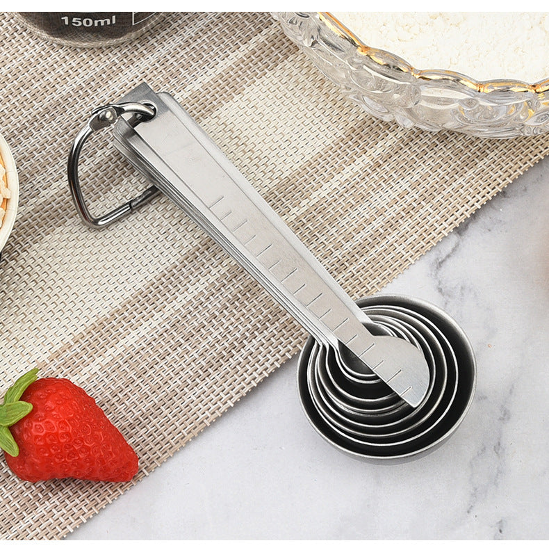 Stainless Steel Measuring Spoons & Ruler – 10-Piece Baking Set