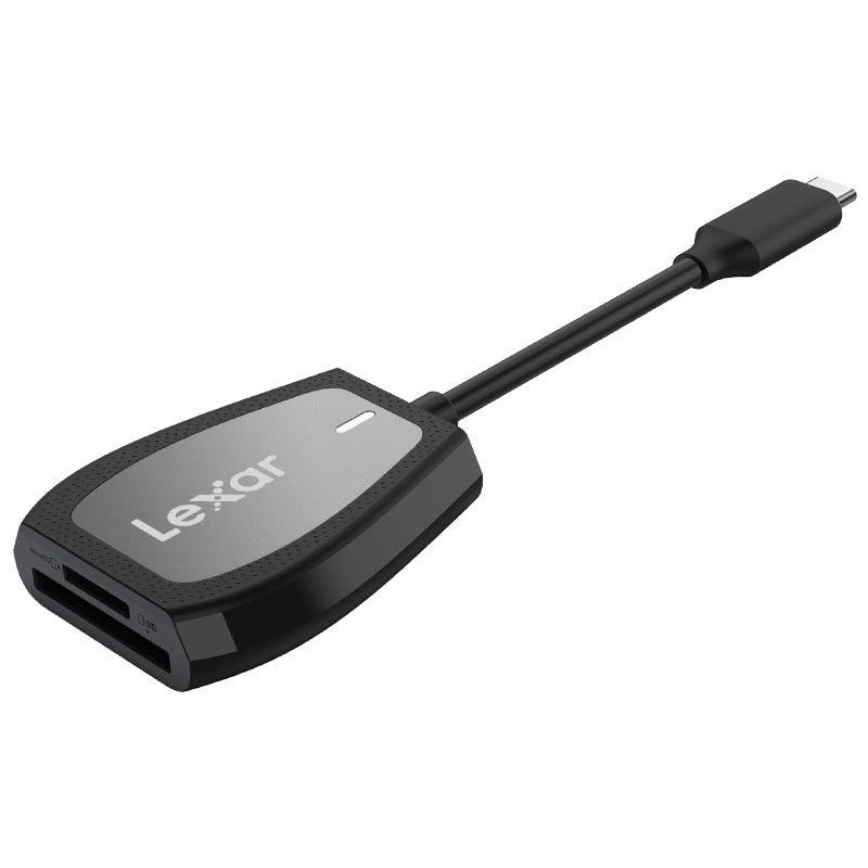 Lexar USB 3.2 Type-C Dual-Slot Reader,Supports SD microSD Cards