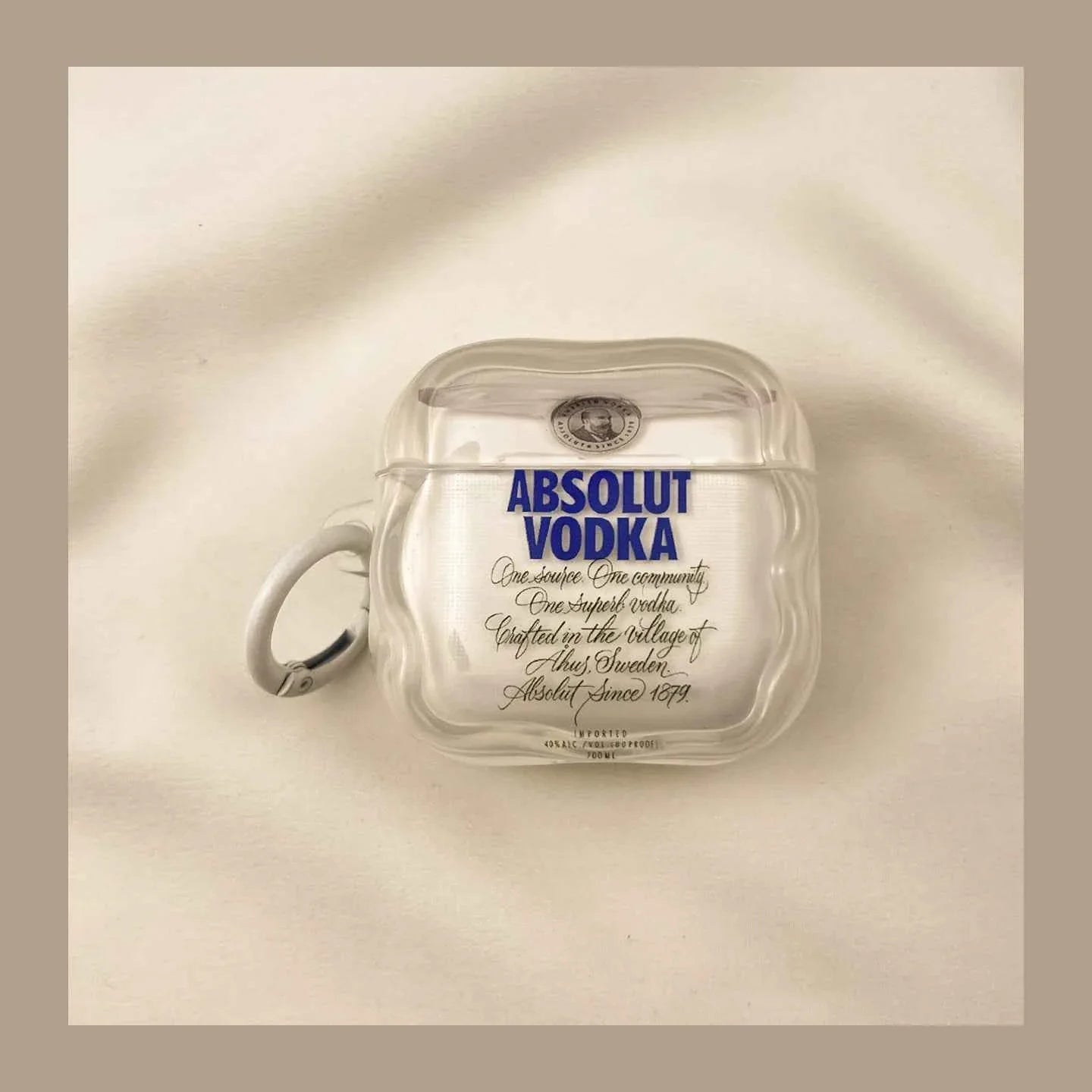 3D Vodka Bottle AirPods Case C