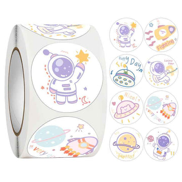 1000pcs Space Astronauts Stickers,1 inch
