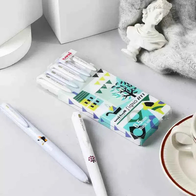 Uni-ball Signo RT1 Gel Pen 0.5mm Nordic Animal Edition - 5 Pack