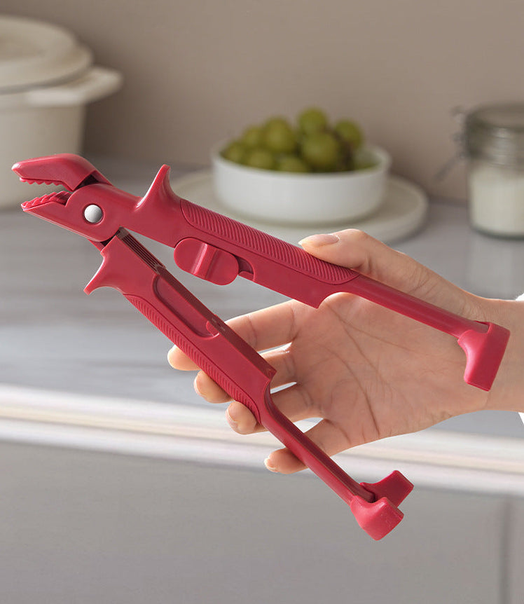 2-in-1 Silicone Bowl Clip & Plate Gripper – Heat-Resistant Anti-Scald Tongs for Hot Dishes, Bowls & Pots