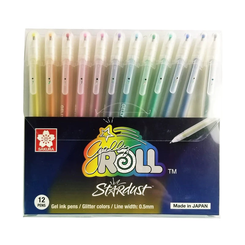 SAKURA Gelly Roll Stardust Gel Ink Pen 12 Pack – TOUCHFIVE