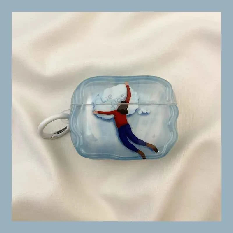 Relaxing Oil Painting Style AirPods Case C