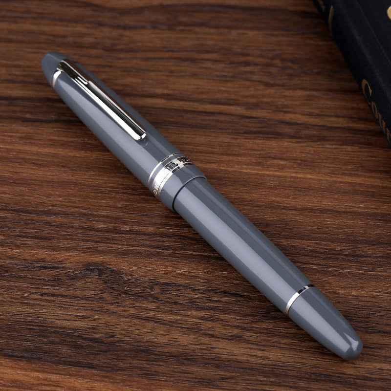 Majohn P136 Piston Fountain Pen Fine Nib with Box Grey