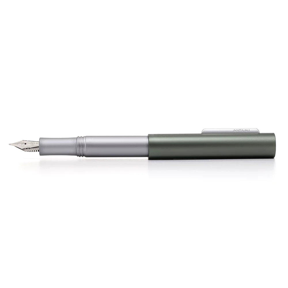 NATAMI PrismX Pocket Fountain Pen - Metal Barrel with Screw Cap Purple
