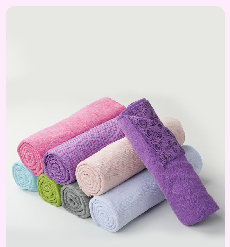 Non-Slip Yoga Towel Mat – Professional Sweat-Absorbent Yoga Rug