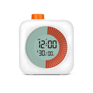 Digital Visual Timer 60-Minute Countdown (3-in-1) for Kids & Adults White