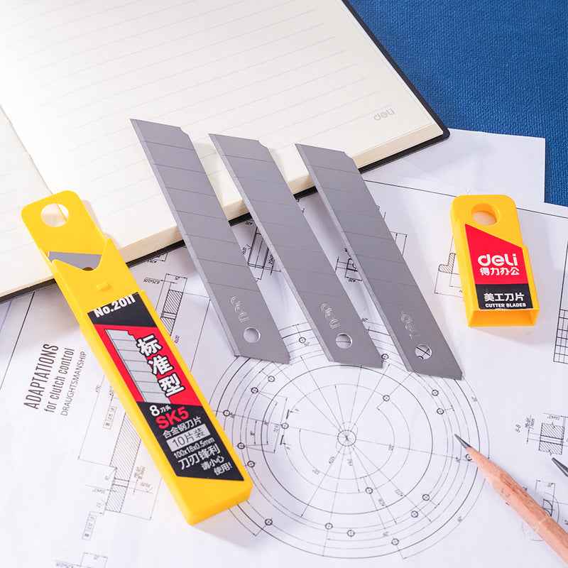 DELI 18mm SK5 Cutter Blades 50PCS