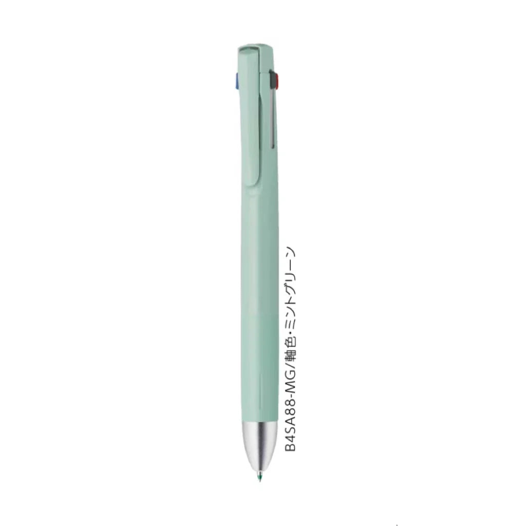 Zebra blen 4+S Macaron Limited Edition Multi-Function Pen | 0.5mm | 4-Color + Mechanical Pencil Mint Green
