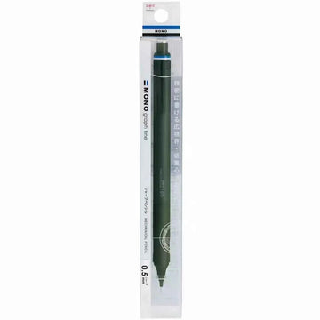 Tombow Mono Graph Fine Mechanical Pencil - 0.5mm - Metal Body Forest Green