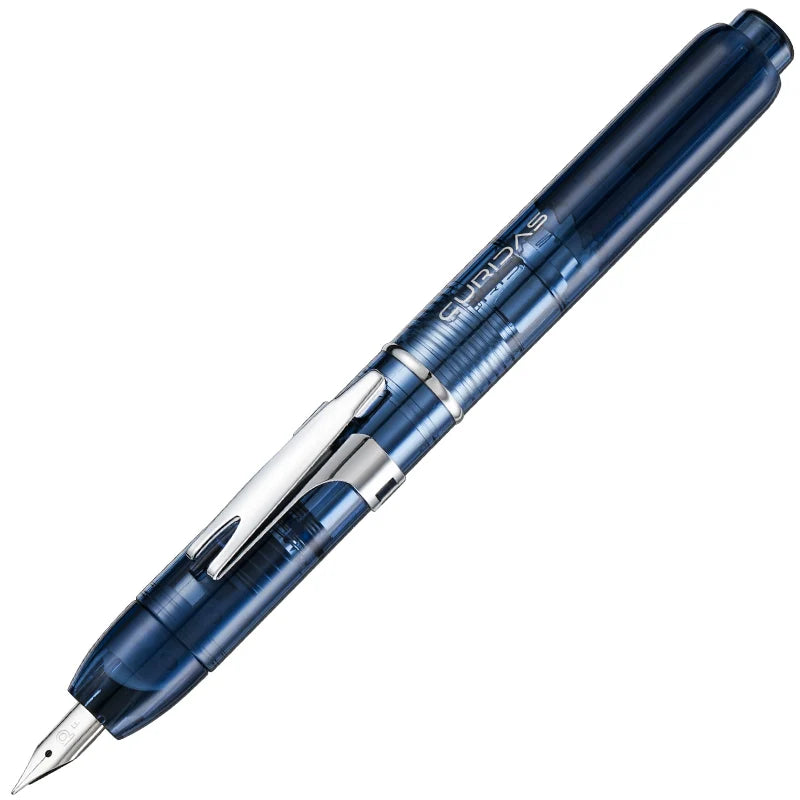 Platinum Curidas Knock-Type Fountain Pen Abyss Blue