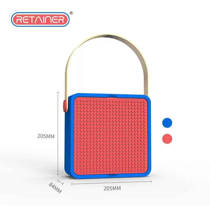 Bins & Things Storage Bin Organizer Box for LEGO Building Blocks Blue Red