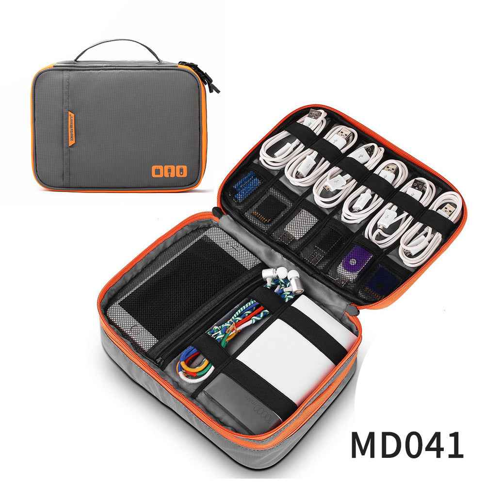MapleStory Electronics Organizer Bag,Large Grey