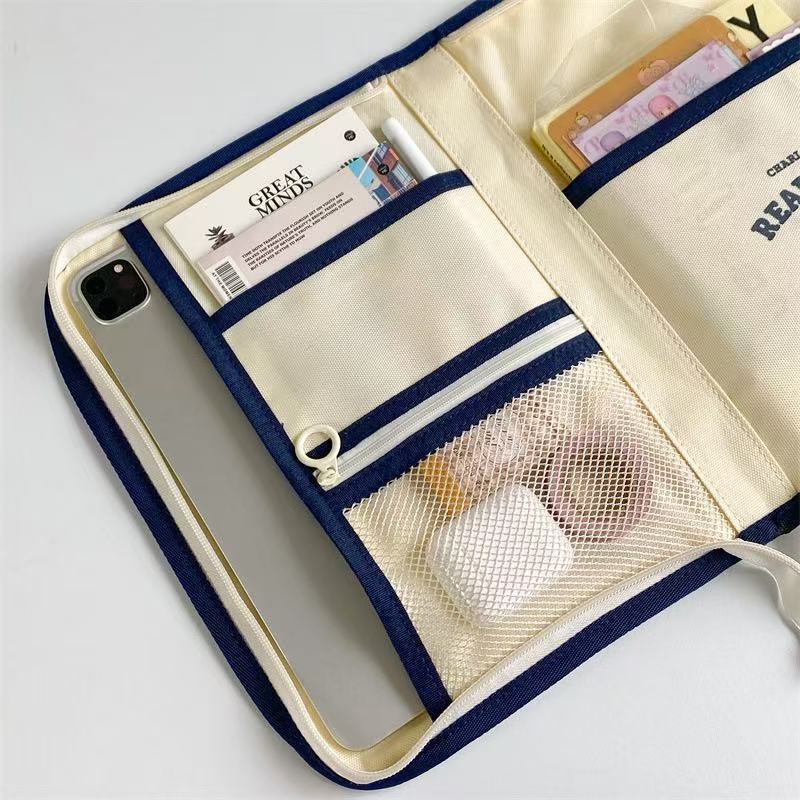 A4 Documents Bag Portfolio Organizer Holder Case for Notebook Ipad Pen