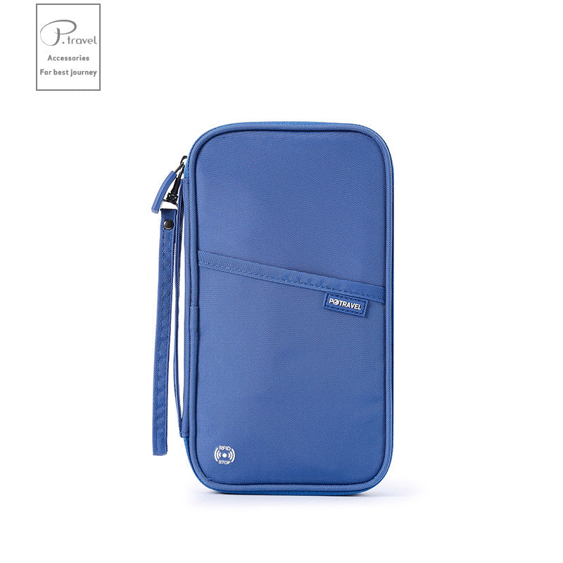 P.Travel RFID Travel Passport Wallet Black