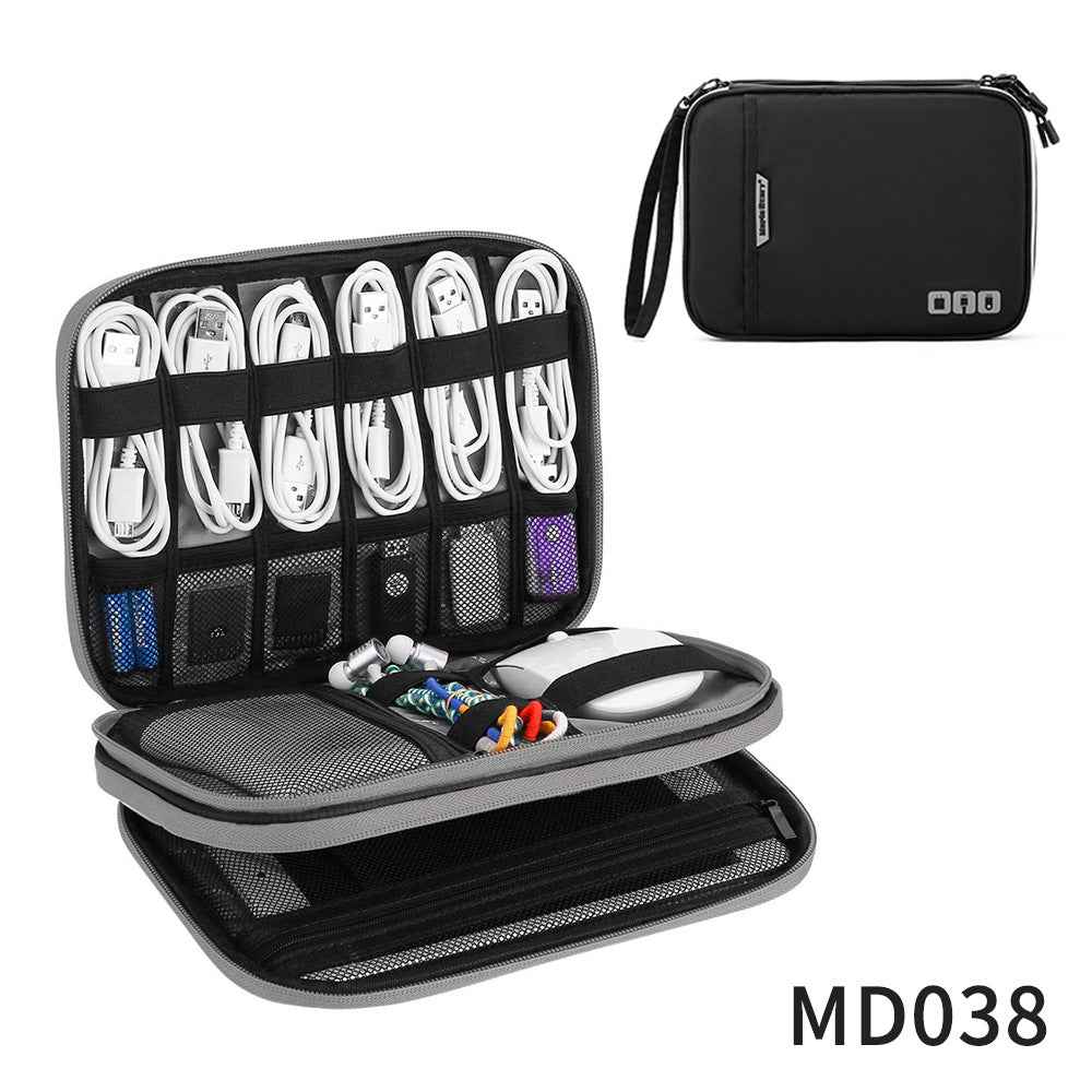 MapleStory Electronics Organizer Bag,Medium Black