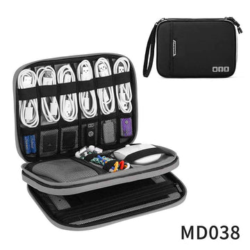 MapleStory Electronics Organizer Bag,Medium Black