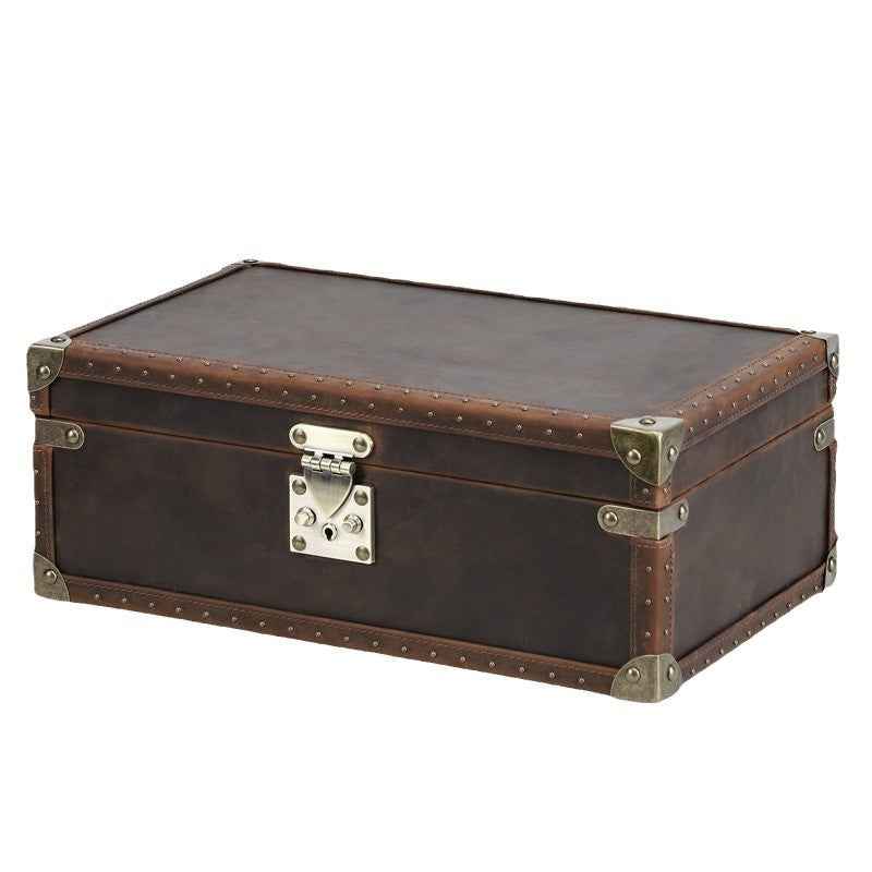 Luxury Handcrafted Genuine Leather Wooden 10-Piece Watch Box