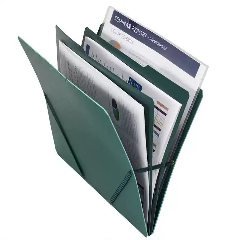 KING JIM SAND IT A4 Landscape Strap File Folder, Collegiate Limited Edition