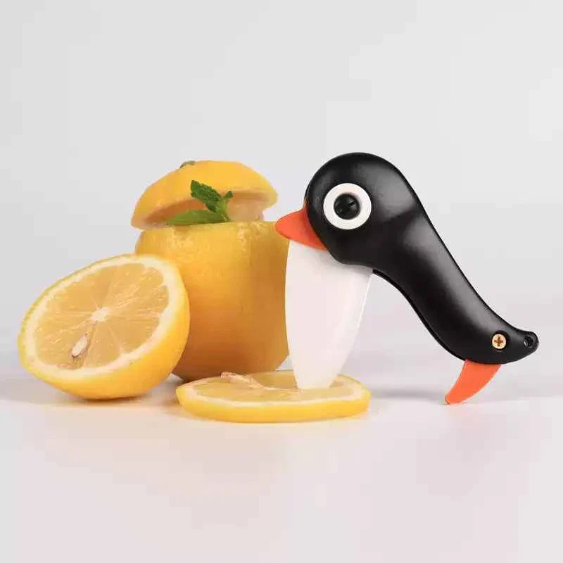 TAIDAMI Japanese Ceramic Penguin Folding Knife