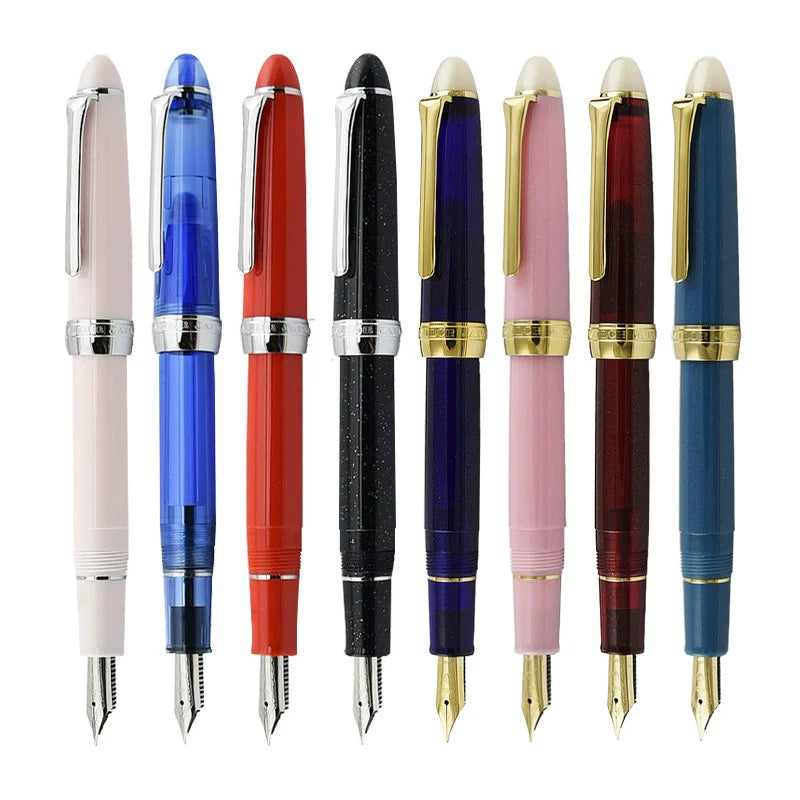 SHIKIORI TSUKUYONO MINAMO Fountain Pen with Converter, Resin Body & Stainless Steel Nib