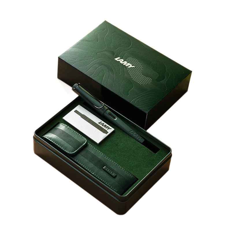 LAMY Safari 15th Anniversary Limited Edition Fountain Pen Gift Set Green