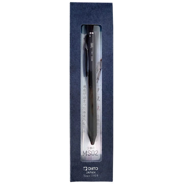OHTO Japan MS02 3IN1 Multi Function Pen Black
