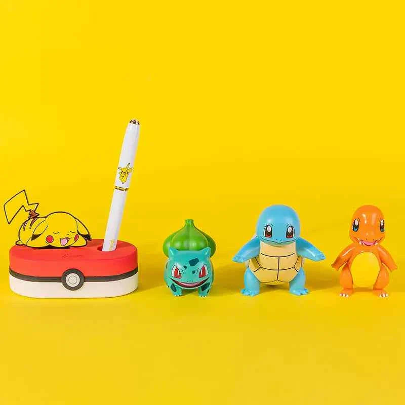 Pimio Pokemon Pikachu Fountain Pen with Stand & Gift Box White 3B