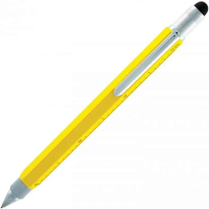 MONTEVERDE USA 9in1 Tool Pen Mechanical Pencil 0.9MM Yellow