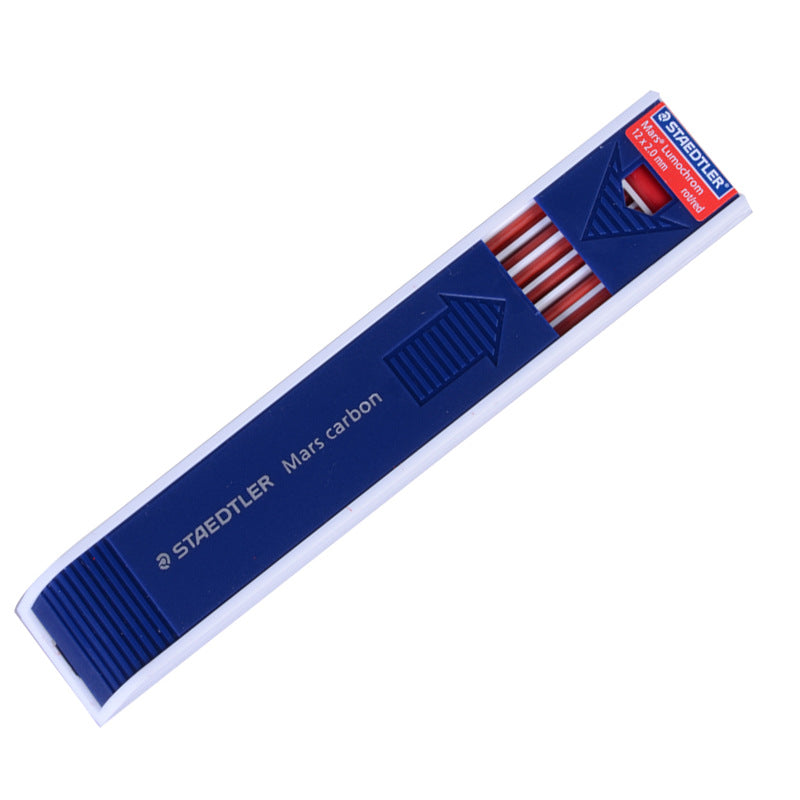 Staedtler 204 Mars Carbon Lead, 2mm, 12 Lead Red