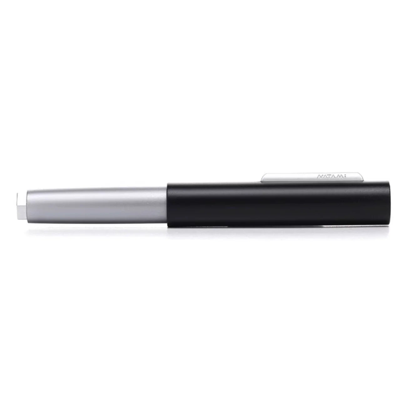 NATAMI PrismX Pocket Fountain Pen - Metal Barrel with Screw Cap Black