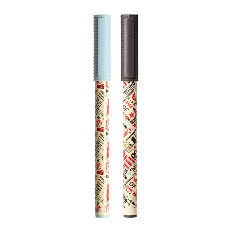 KACO Jumbo Coca Cola Gel Pen,0.5mm,Black Ink,2 Pack