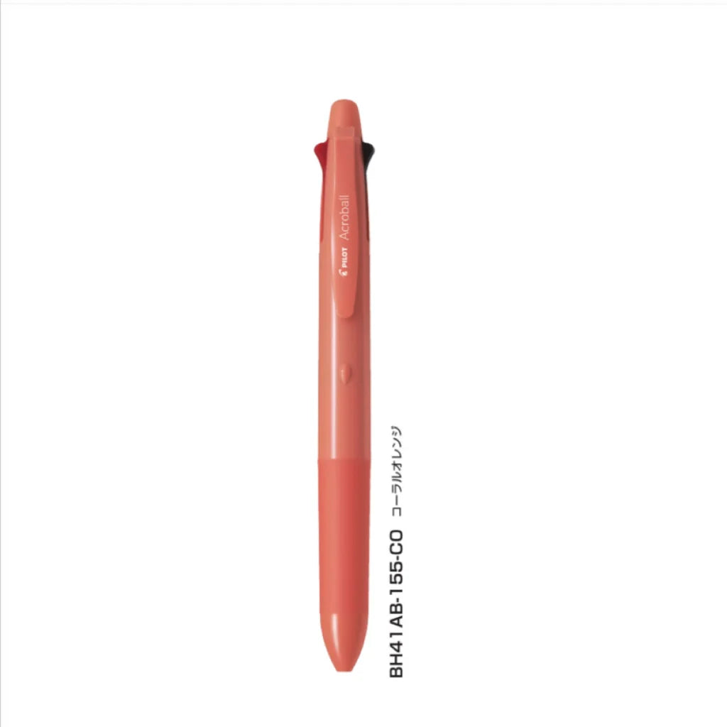 Pilot Acroball 4+1 Multifunctional Pen 0.5mm Coral Orange